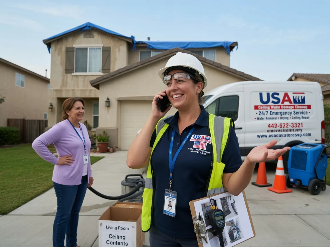 Ceiling Water Damage Restoration Bushton, KS FAQs